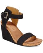 Adrienne Vittadini Ted Platform Wedge Sandals Women's Shoes