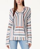 Two By Vince Camuto Printed Pullover Hooded Top