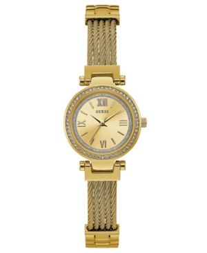 Guess Women's Gold-tone Stainless Steel Bracelet Watch 27mm