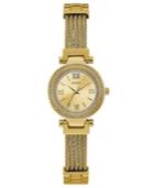 Guess Women's Gold-tone Stainless Steel Bracelet Watch 27mm