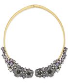 Kate Spade New York Gold-tone Crystal Hydrangea Collar Necklace