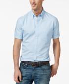 Club Room Mini Medallion-print Short-sleeve Shirt