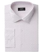 Alfani Men's Classic-fit Performance Stretch Easy Care Diamond Dress Shirt, Created For Macy's