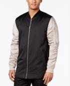 Jaywalker Men's Colorblocked Curved-hem Bomber Jacket, Only At Macy's