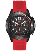 Lacoste Men's Chronograph Fidji Red Silicone Strap Watch 46mm 2010738