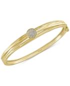 D'oro By Effy Diamond Bangle (1/3 Ct. T.w.) In 14k Gold