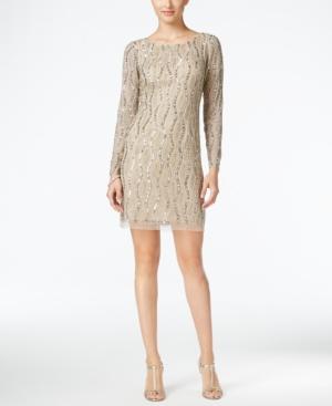 Adrianna Papell Beaded Sheath Dress