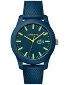 Lacoste Men's 12.12 Navy Silicone Strap Watch 43mm 2010792