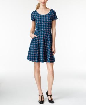 Maison Jules Floral-print Fit & Flare Dress, Only At Macy's