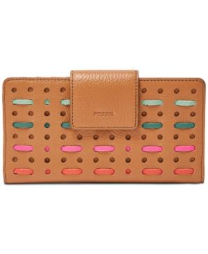Fossil Emma Multicolor Tab Clutch Wallet