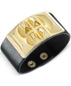 Inc International Concepts Gold-tone Faux Leather Bracelet, Only At Macy's