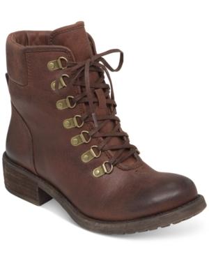 Lucky Brand Women's Daxxter Lace-up Boots Women's Shoes