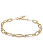 Rachel Rachel Roy Gold-tone Pave Safety Pin Link Necklace