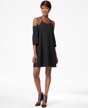 Bar Iii Cold-shoulder Shift Dress
