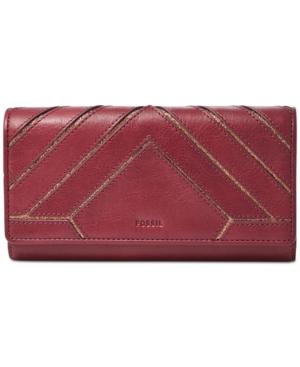 Fossil Emma Rfid Flap Clutch Wallet