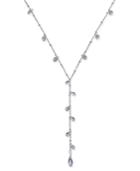 Inc International Concepts Silver-tone Crystal Lariat Necklace, Only At Macy's