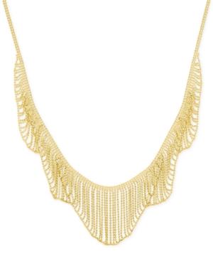 Multi-beaded Statement Necklace In 14k Gold