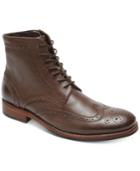 Rockport Men's Wyat Wingtip Boots Men's Shoes