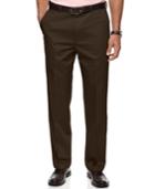 Haggar Pants, No Iron Cotton Flat Front
