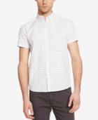 Kenneth Cole New York Men's X-print Short-sleeve Shirt