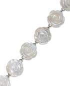 Sterling Silver Bracelet, Mother Of Pearl Flower Bracelet