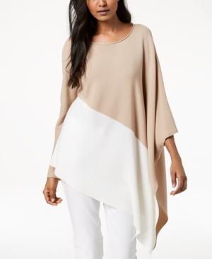 Eileen Fisher Colorblocked Asymmetrical Sweater