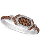 Le Vian Chocolatier Diamond Ring (3/8 Ct. T.w.) In 14k White Gold