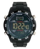 Unlisted Watch, Men's Digital Black Silicone Strap 49mm Ul1208
