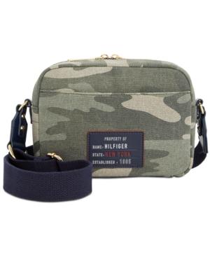 Tommy Hilfiger Bowers Camo Canvas Small Crossbody