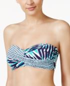 Anne Cole Fronds Printed Twist-front Bikini Top Women's Swimsuit