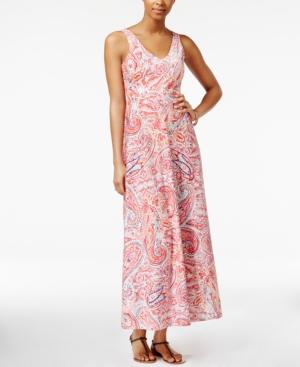 American Living Paisley Printed Maxi Dress, Only At Macy's