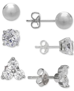 Giani Bernini 3-pc. Cubic Zirconia Stud Earring