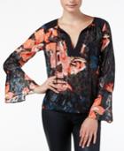 Guess Printed Embellished Top