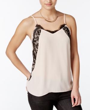Bcx Juniors' Lace-trim Camisole