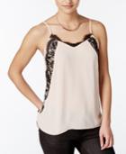 Bcx Juniors' Lace-trim Camisole