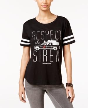 Hybrid Juniors' Ghostbusters Graphic T-shirt