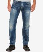 Silver Jeans Co. Men's Eddie Relaxed-fit Ripped And Faded Jeans