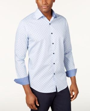 Tasso Elba Men's Printed Shirt, Created For Macy's
