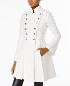Guess Skirted Double-breasted Military Coat