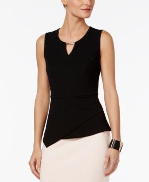Thalia Sodi Asymmetrical Hardware Top, Only At Macy's
