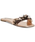 I.n.c. Women's Millay Floral Slip-on Flat Sandals, Created For Macy's Women's Shoes