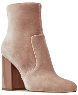 Nine West Jilene Block-heel Booties Women's Shoes