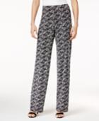 Alfani Printed Pull-on Pants, Only At Macy's
