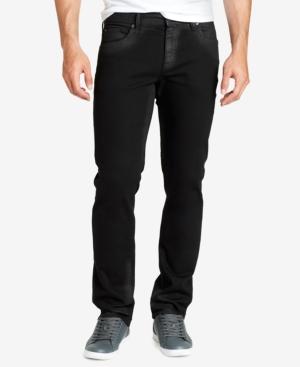 William Rast Men's Dean Slim Straight Fit Coated Jeans