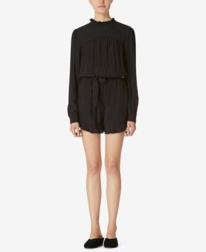 Avec Les Filles Ruffled-trim Romper