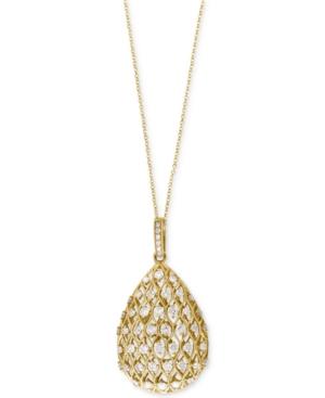 D'oro By Effy Diamond Teardrop Pendant Necklace (9/10 Ct. T.w.) In 14k Gold