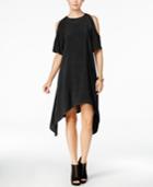 Chelsea Sky Asymmetrical Cold-shoulder Dress, Only At Macy's