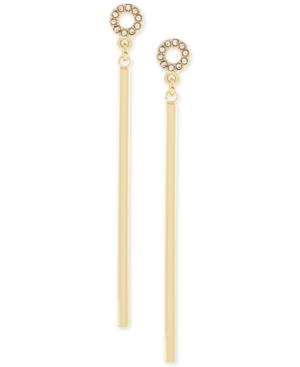 Bcbgeneration Gold-tone Long Fringe Earrings