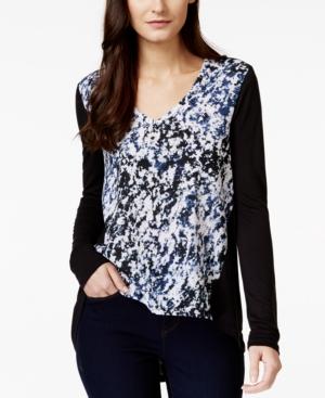 Calvin Klein Jeans Printed Contrast Top