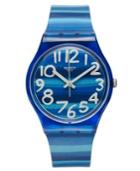 Swatch Watch, Unisex Swiss Linajola Multi-color Plastic Strap 34mm Gn237